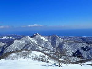 冬の室蘭岳